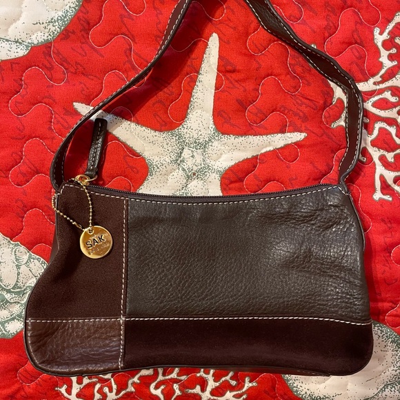 saks Handbags - “The Sak” over the shoulder leather purse